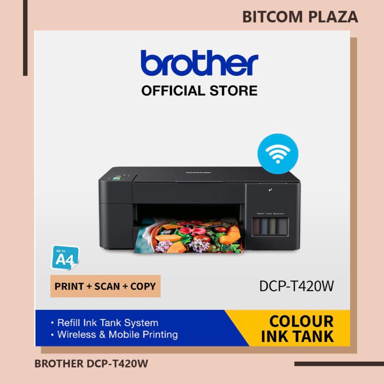 Brother Printer Ink Tank DCP-T420W Print Scan & Copy BITCOM PLAZA ...