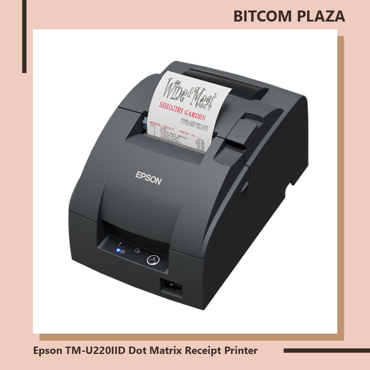 Epson TM-U220IID Dot Matrix Receipt Printer