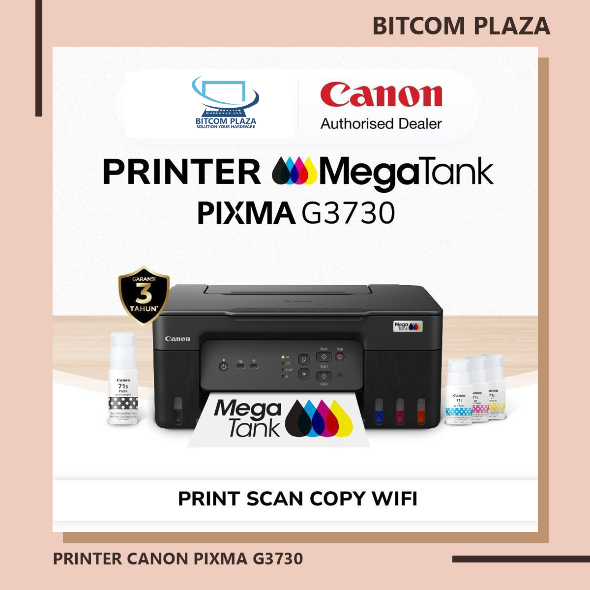 PRINTER CANON PIXMA G3730