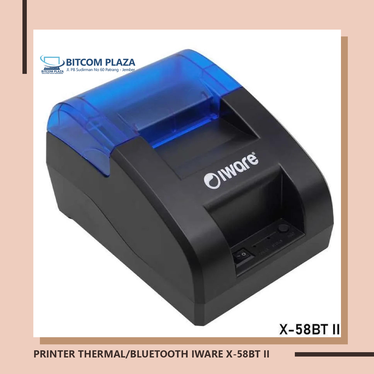 PRINTER THERMAL BLUETOOTH IWARE X-58BT II